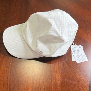 lululemon white performance sun visor